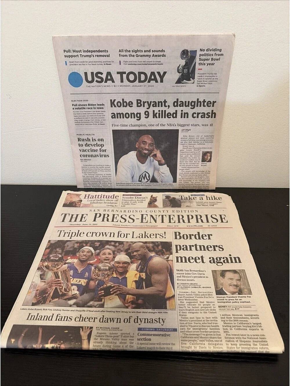 Kobe Bryant LA Lakers USA Today/The Press Enterprise Newspapers